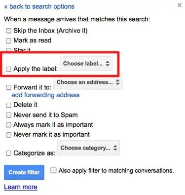 Cài đặt Nhãn Gmail