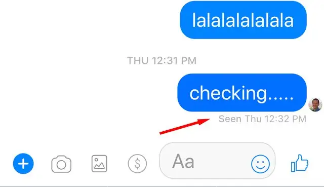 Ứng dụng Facebook Messenger đã đọc tin nhắn