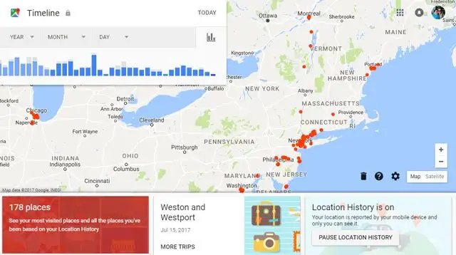 Dòng thời gian của Google