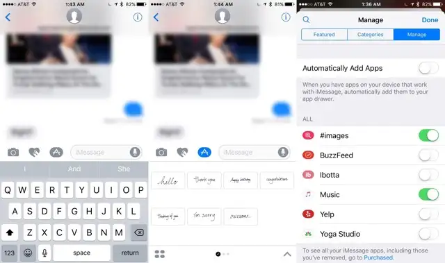 Tại sao hiệu ứng Tin nhắn không hoạt động?