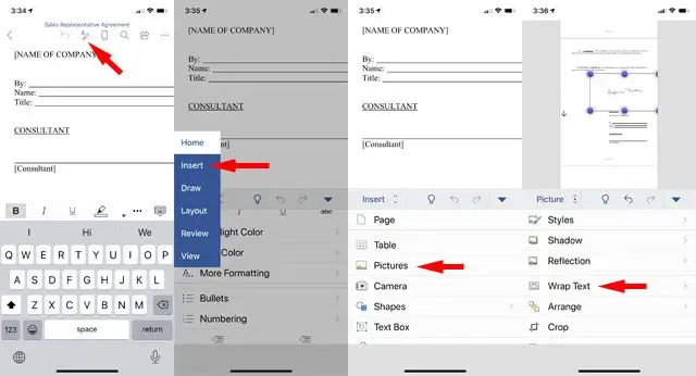 Chèn chữ ký vào tài liệu Word