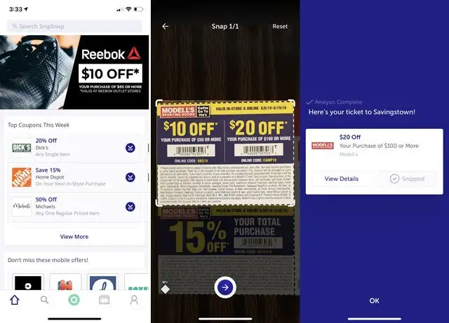 Ứng dụng tìm kiếm trực quan Snipsnap