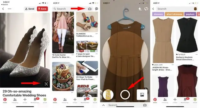 Tìm kiếm trực quan trên Pinterest
