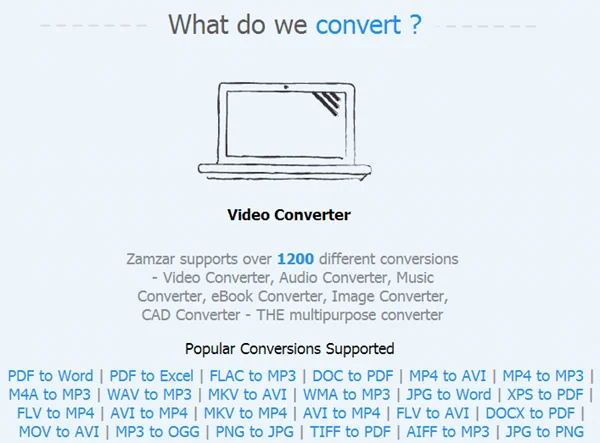 zamzar chuyển đổi tệp
