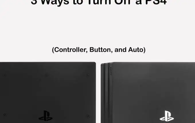 3 cách để tắt PS4 (Bộ điều khiển, Nút và Tự động)

