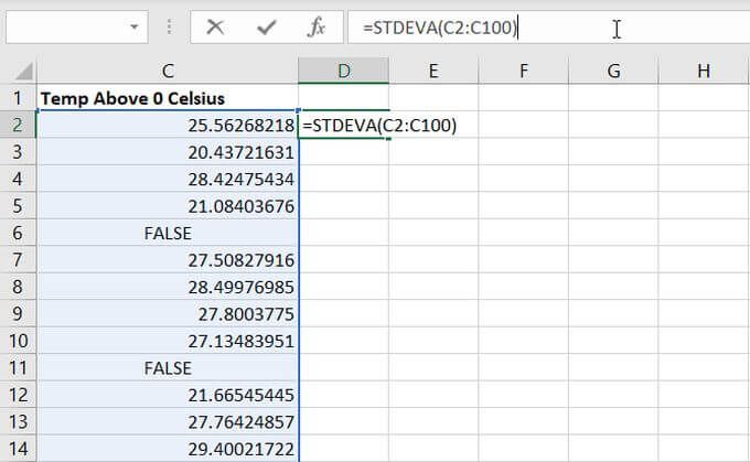 Cách tính độ lệch chuẩn trong Excel - IT Blog Info 13