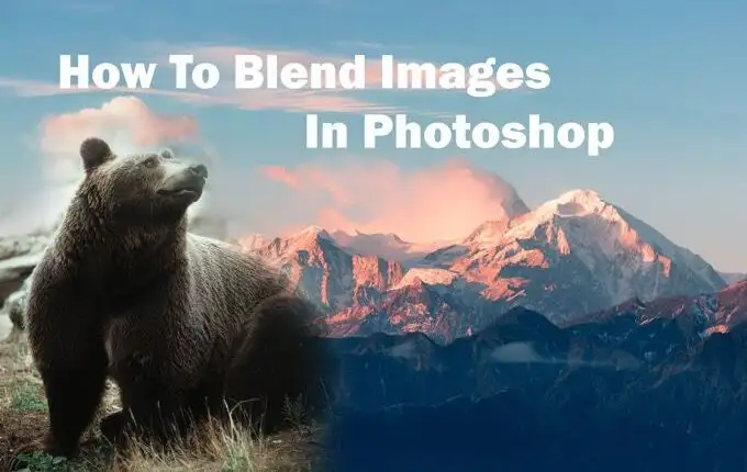 Cách pha trộn trong Photoshop
