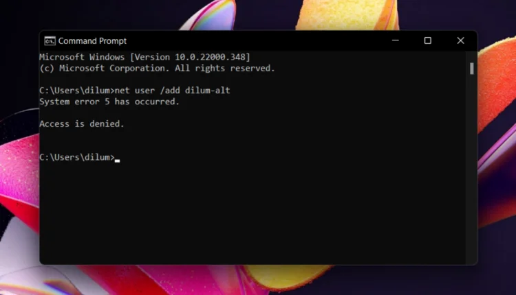 Khắc phục lỗi hệ thống 5, quyền truy cập bị từ chối trong Windows
