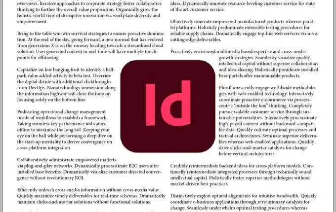 Cách tạo dòng văn bản xung quanh hình ảnh trong InDesign
