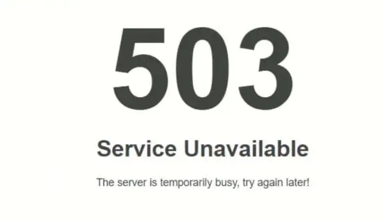 Lỗi không khả dụng của dịch vụ 503 là gì (và cách khắc phục)

