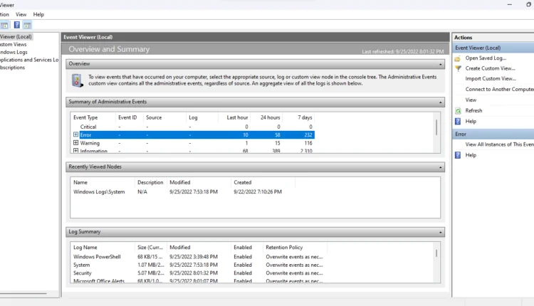 Cách sử dụng Trình xem sự kiện để khắc phục sự cố Windows
