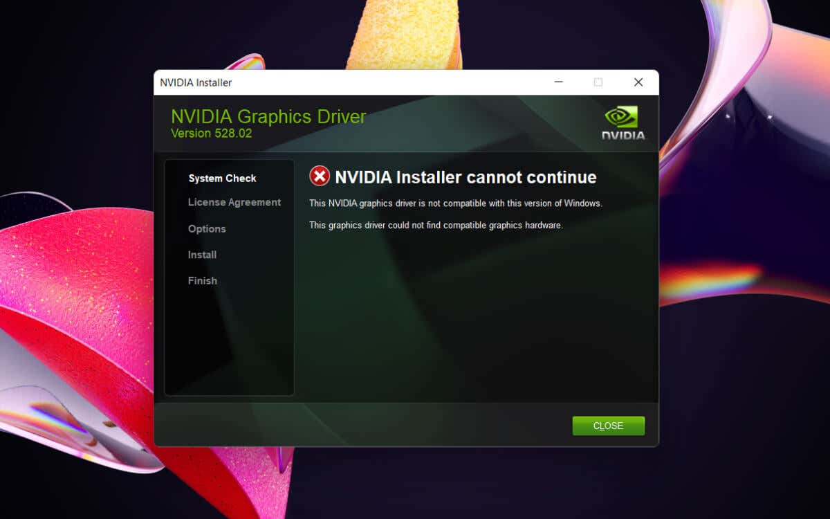 Cach khac phuc loi Nvidia Installer Cannot Continue trong Windows