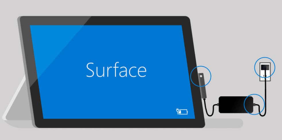Microsoft Surface se khong bat 7 cach khac phuc